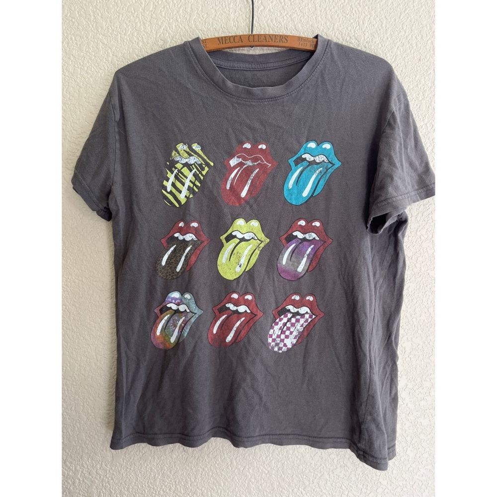 The Rolling Stones Multicolored Band Tee Women’s Size Medium